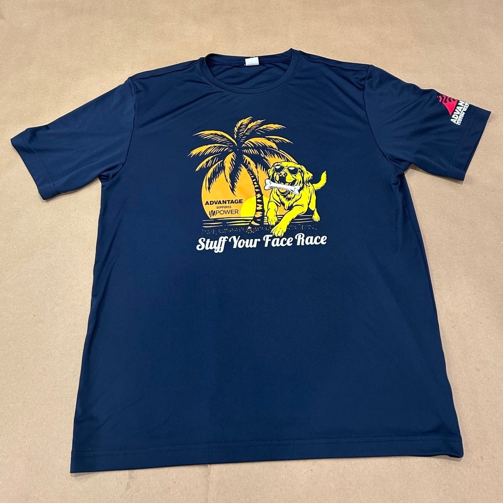 Sport-Tek Navy Blue Graphic T-Shirt Mens‎ Medium